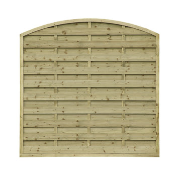 Stelmet Dichtzaun Stabil geschlossen aus Holz, KDI grün 180x160/180 cm