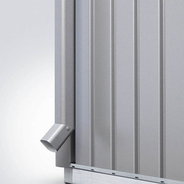 Biohort Regenfallrohr-Set für Gerätehaus AvantGarde® Silber-metallic