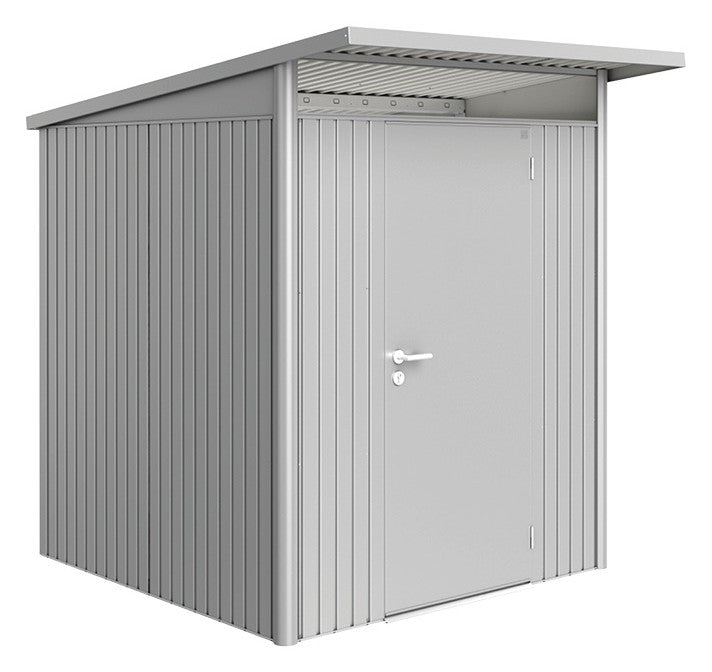 Biohort Gerätehaus AvantGarde A1 (180 × 220 × 218 cm) Silber-metallic Standardtür · AvantGarde