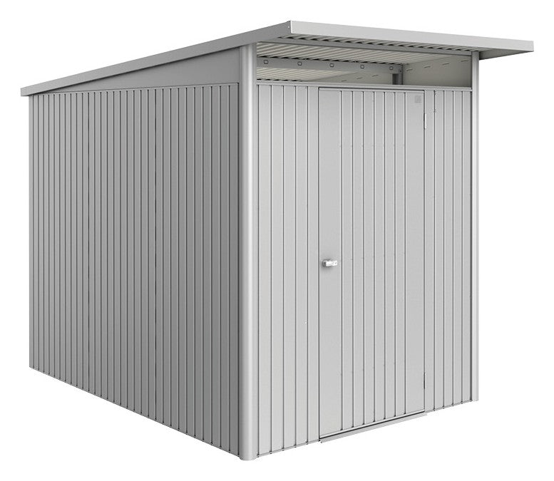 Biohort Gerätehaus AvantGarde A3 (180 × 300 × 217 cm) Silber-metallic Standardtür · AvantGarde ECO*