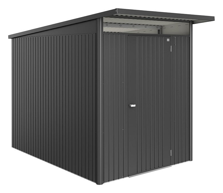 Biohort Gerätehaus AvantGarde A3 (180 × 300 × 217 cm) Dunkelgrau-metallic Standardtür · AvantGarde ECO*
