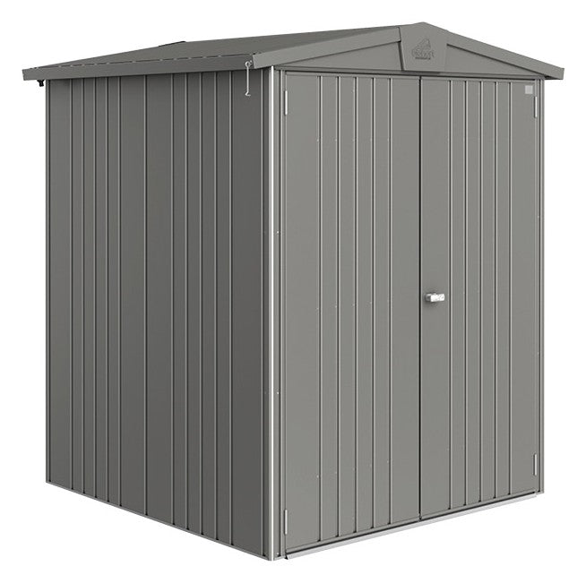 Biohort Gerätehaus Europa Gr. 2 (172 × 156 × 196 cm) Quarzgrau-metallic