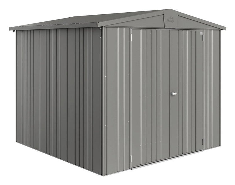Biohort Gerätehaus Europa Gr. 4 (244 × 228 × 203 cm) Quarzgrau-metallic