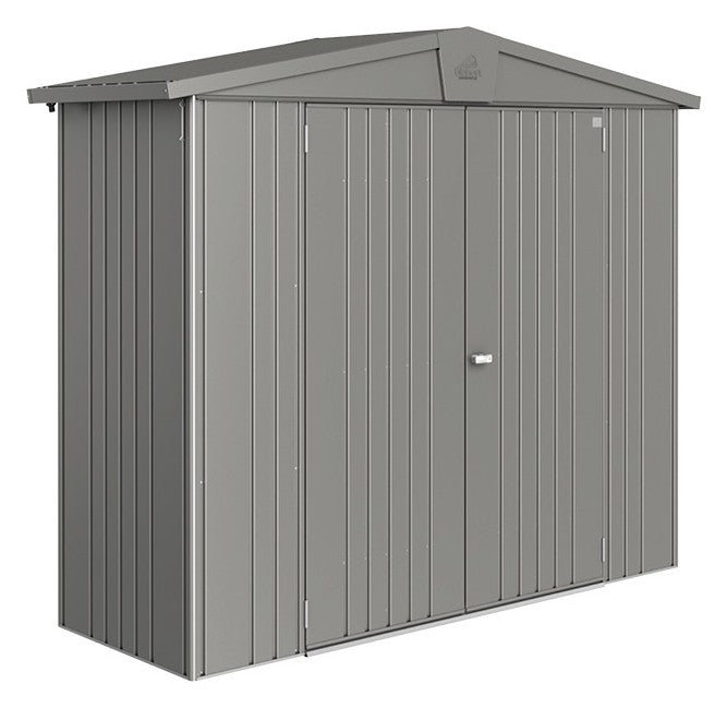 Biohort Gerätehaus Europa Gr. 2A (244 × 84 × 203 cm) Quarzgrau-metallic