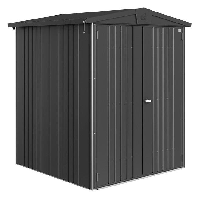 Biohort Gerätehaus Europa Gr. 2 (172 × 156 × 196 cm) Dunkelgrau-metallic