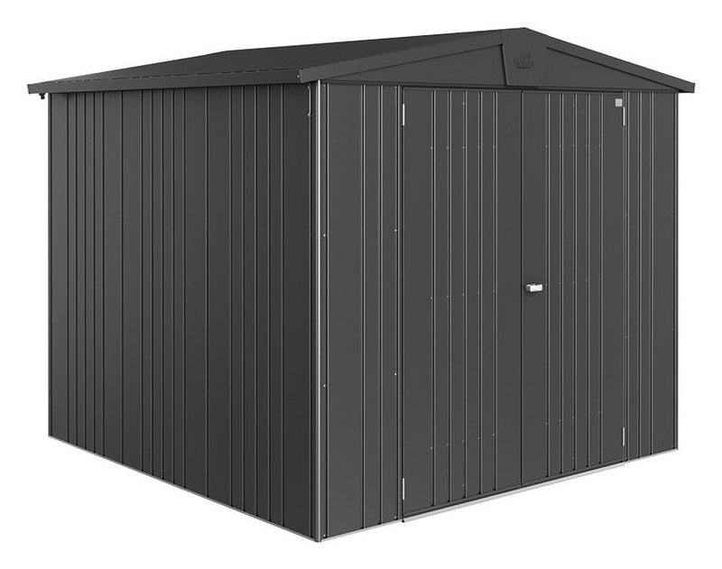 Biohort Gerätehaus Europa Gr. 4 (244 × 228 × 203 cm) Dunkelgrau-metallic