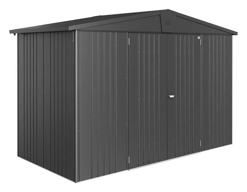 Biohort Gerätehaus Europa Gr. 4A (316 × 156 × 209 cm) Dunkelgrau-metallic