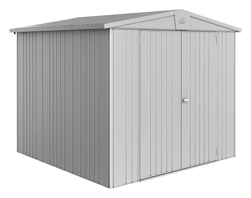 Biohort Gerätehaus Europa Gr. 4 (244 × 228 × 203 cm) Silber-metallic