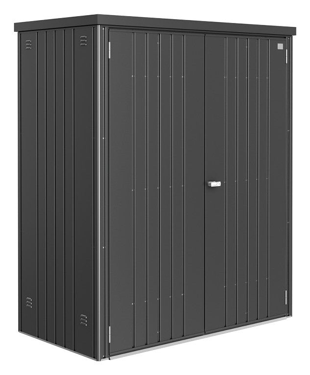 Biohort Geräteschrank Gr. 150 (155 × 83 × 182,5 cm) Dunkelgrau-metallic