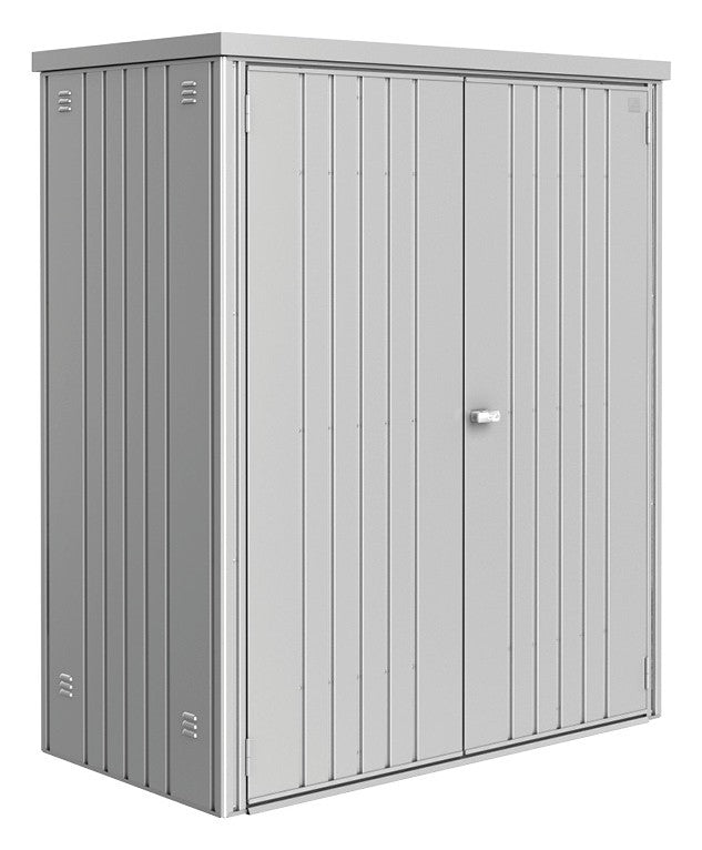 Biohort Geräteschrank Gr. 150 (155 × 83 × 182,5 cm) Silber-metallic