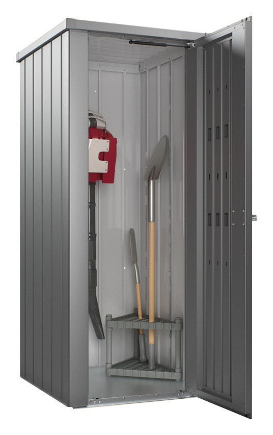 Biohort Terrassenschrank Julia L HIGH (77,7 × 87 × 180,9 cm) Quarzgrau-metallic