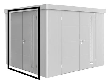 Biohort Zusätzliche Doppeltür für Neo Silber-metallic
