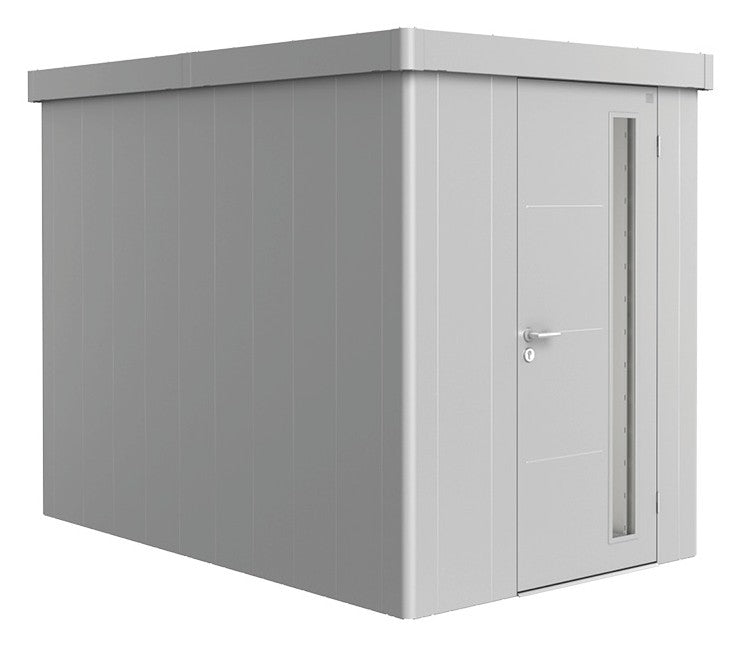 Biohort Gerätehaus Neo Gr. 3A (180 × 292 × 222 cm) Silber-metallic Standardtür