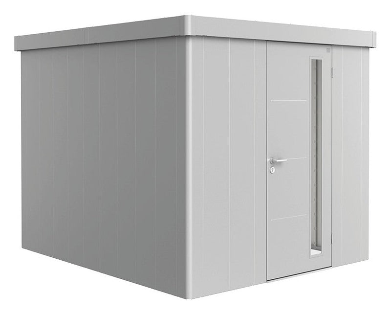 Biohort Gerätehaus Neo Gr. 3B (236 × 292 × 222 cm) Silber-metallic Standardtür
