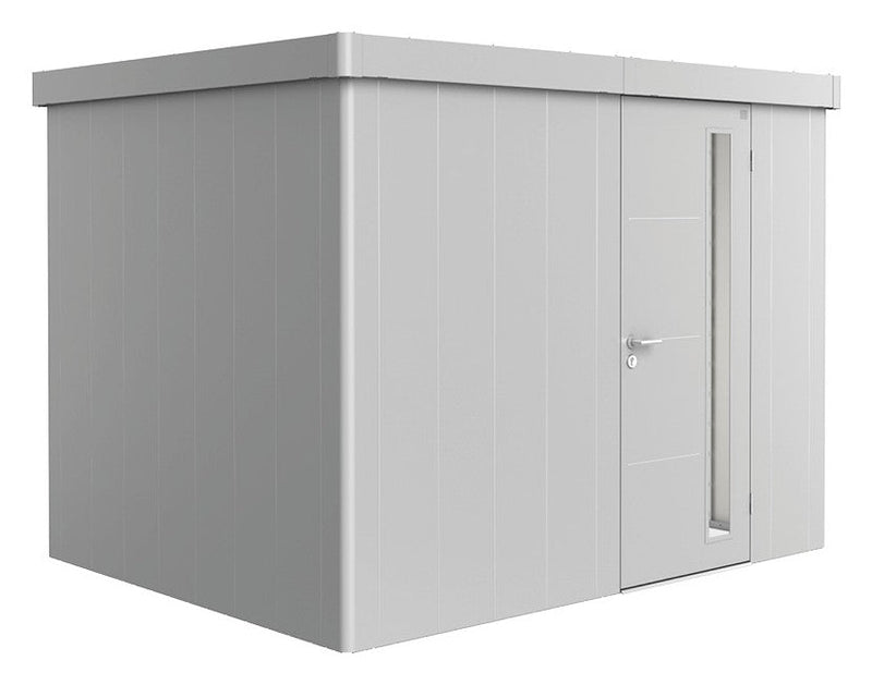 Biohort Gerätehaus Neo Gr. 2C (292 × 236 × 222 cm) Silber-metallic Standardtür