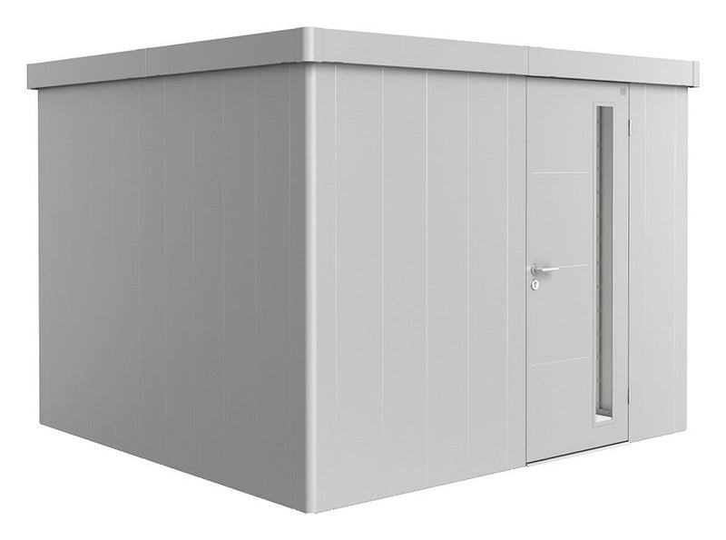 Biohort Gerätehaus Neo Gr. 3C (292 × 292 × 222 cm) Silber-metallic Standardtür