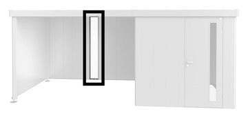 Biohort Lichtpaneel für Seitendach Gerätehaus Neo Silber-metallic
