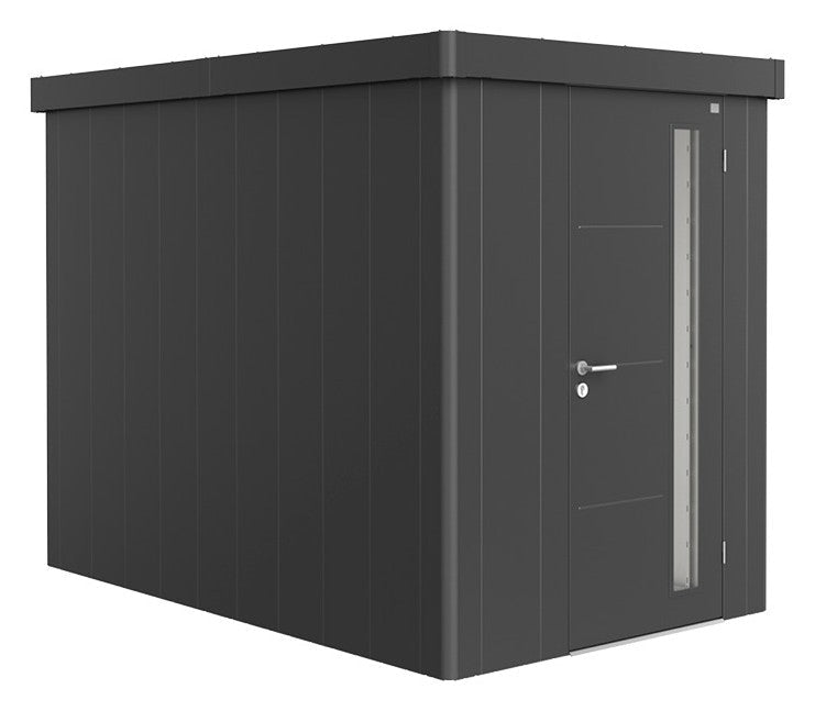 Biohort Gerätehaus Neo Gr. 3A (180 × 292 × 222 cm) Dunkelgrau-metallic Standardtür