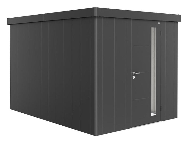 Biohort Gerätehaus Neo Gr. 4B (236 × 348 × 222 cm) Dunkelgrau-metallic Standardtür