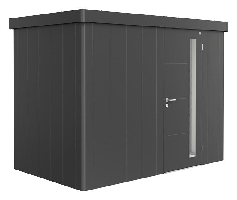 Biohort Gerätehaus Neo Gr. 1C (292 × 180 × 222 cm) Dunkelgrau-metallic Standardtür