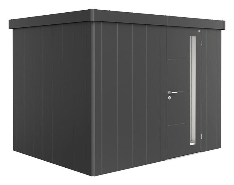 Biohort Gerätehaus Neo Gr. 2C (292 × 236 × 222 cm) Dunkelgrau-metallic Standardtür