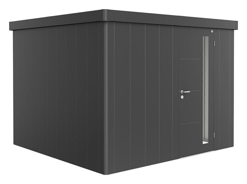 Biohort Gerätehaus Neo Gr. 3C (292 × 292 × 222 cm) Dunkelgrau-metallic Standardtür