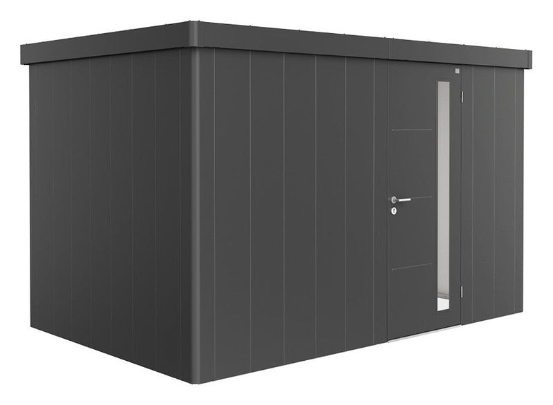 Biohort Gerätehaus Neo Gr. 2D (348 × 236 × 222 cm) Dunkelgrau-metallic Standardtür