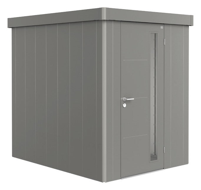 Biohort Gerätehaus Neo Gr. 2A (180 × 236 × 222 cm) Quarzgrau-metallic Standardtür