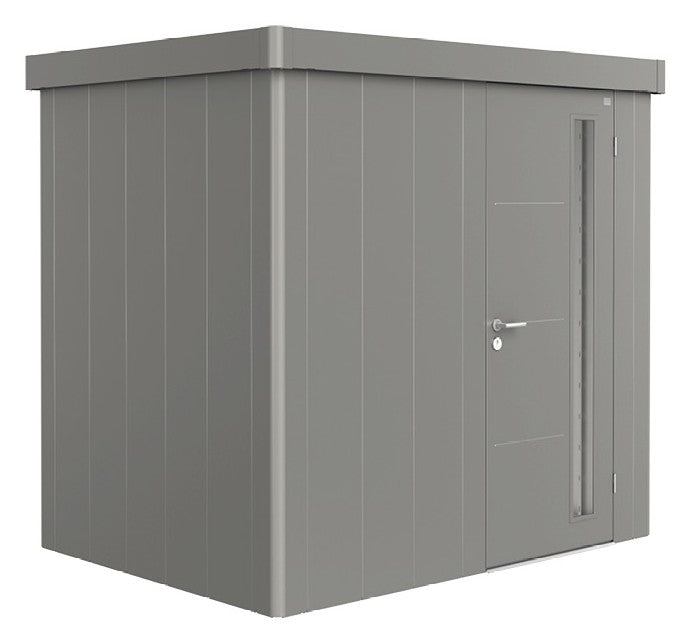Biohort Gerätehaus Neo Gr. 1B (236 × 180 × 222 cm) Quarzgrau-metallic Standardtür