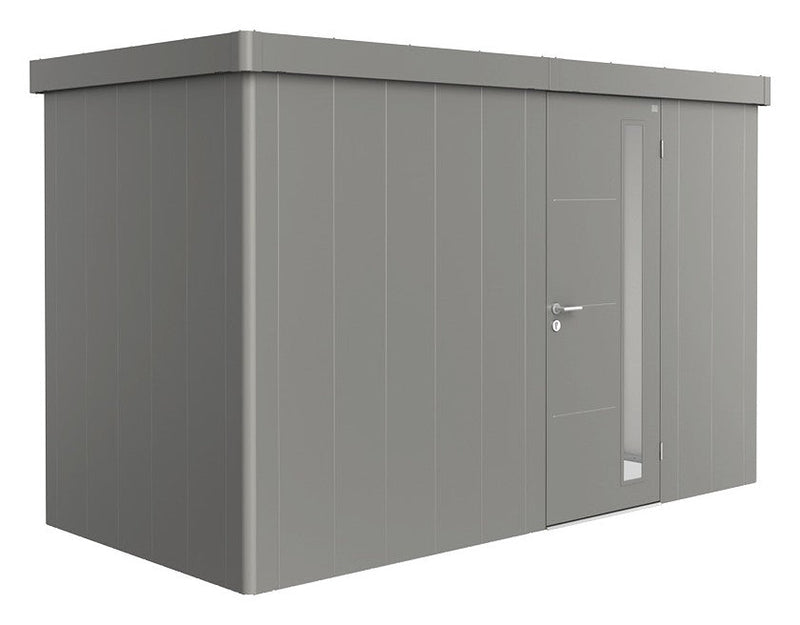 Biohort Gerätehaus Neo Gr. 1D (348 × 180 × 222 cm) Quarzgrau-metallic Standardtür