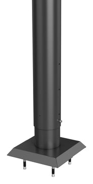 Biohort Steher Für Sichtschutz Höhe: 90 cm Dunkelgrau-metallic