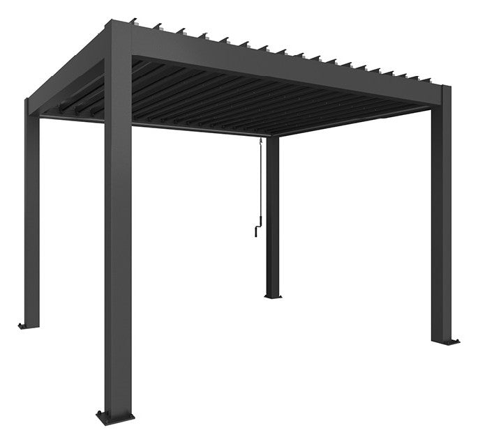 Biohort Pergola Gr. 3,5 × 3 (367,5 × 312 × 264 cm) Dunkelgrau-metallic Dunkelgrau-metallic