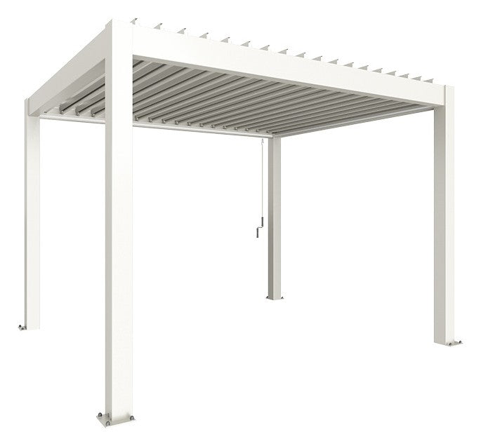 Biohort Pergola Gr. 3,5 × 3 (367,5 × 312 × 264 cm) Weiß Weiß