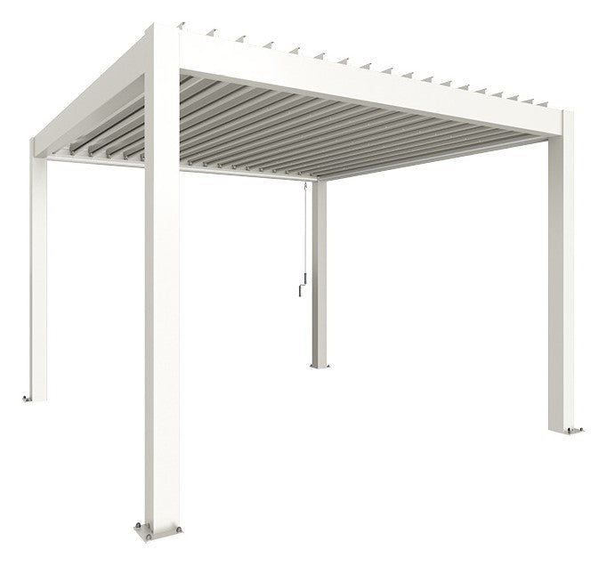 Biohort Pergola Gr. 3,5 × 3,5 (367,5 × 367,5 × 264 cm) Weiß Weiß
