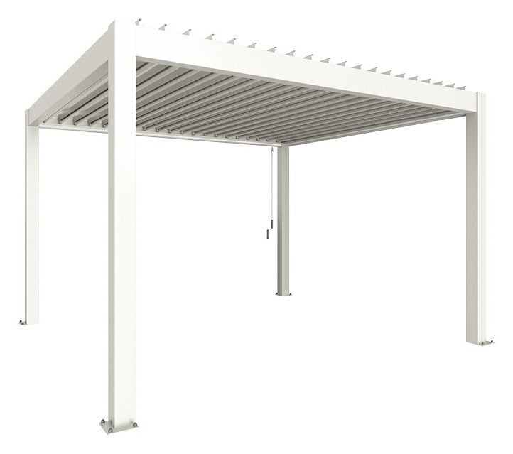 Biohort Pergola Gr. 4 × 3,5 (404,5 × 367,5 × 264 cm) Weiß Weiß
