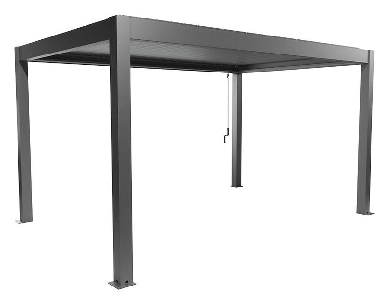 Biohort Pergola Gr. 4,5 × 3 (460 × 312 × 264 cm) Quarzgrau-metallic Quarzgrau-metallic