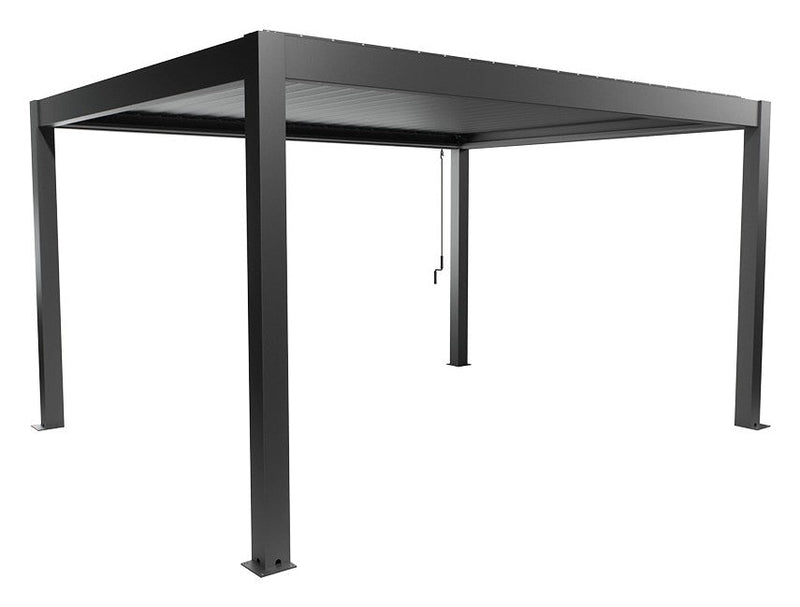 Biohort Pergola Gr. 4,5 × 3,5 (460 × 367,5 × 264 cm) Dunkelgrau-metallic Dunkelgrau-metallic
