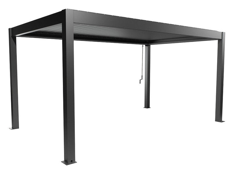 Biohort Pergola Gr. 5 × 3 (515,5 × 312 × 264 cm) Dunkelgrau-metallic Dunkelgrau-metallic