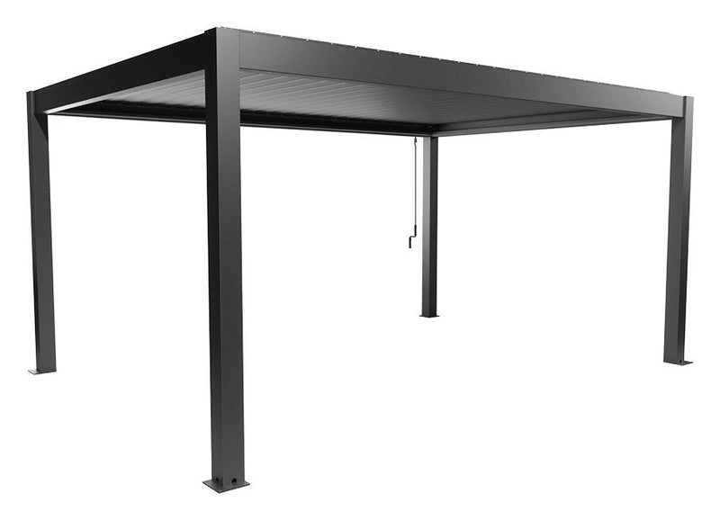Biohort Pergola Gr. 5 × 3,5 (515,5 × 367,5 × 264 cm) Dunkelgrau-metallic Dunkelgrau-metallic