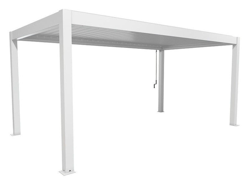 Biohort Pergola Gr. 5,5 × 3 (552,5 × 312 × 264 cm) Weiß Weiß