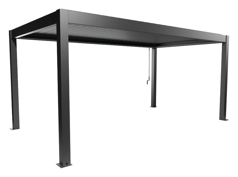 Biohort Pergola Gr. 5,5 × 3 (552,5 × 312 × 264 cm) Dunkelgrau-metallic Dunkelgrau-metallic