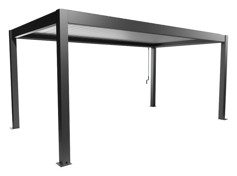 Biohort Pergola Gr. 5,5 × 3 (552,5 × 312 × 264 cm) Dunkelgrau-metallic Silber-metallic