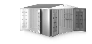 Biohort Zusatztüre für Gerätehaus Europa Quarzgrau-metallic