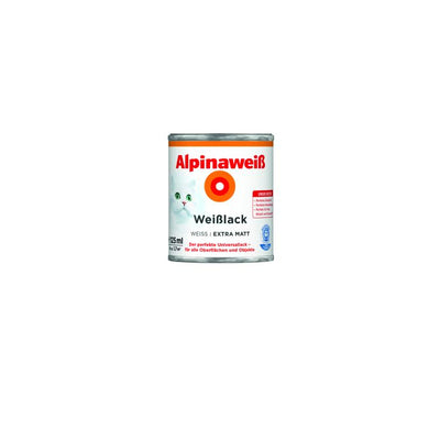 alpinaweiß weißlack extramatt 125ml