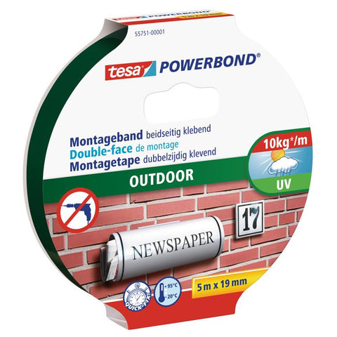 montageband powerbond für außen 5mx19mm