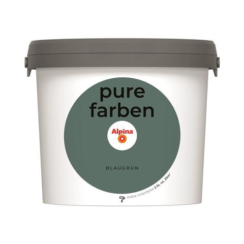 wandfarbe pure farben blaugrün 2,5l