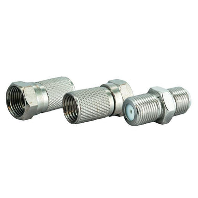 f-verbinder-set 6,8-7mm silber