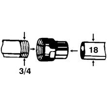 cu-übergangsmuffe 18 mm x r 3/4