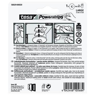 powerstrips deckenhaken weiß 1 st.