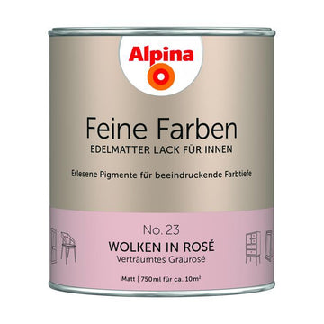buntlack wolken in rosé matt 750ml